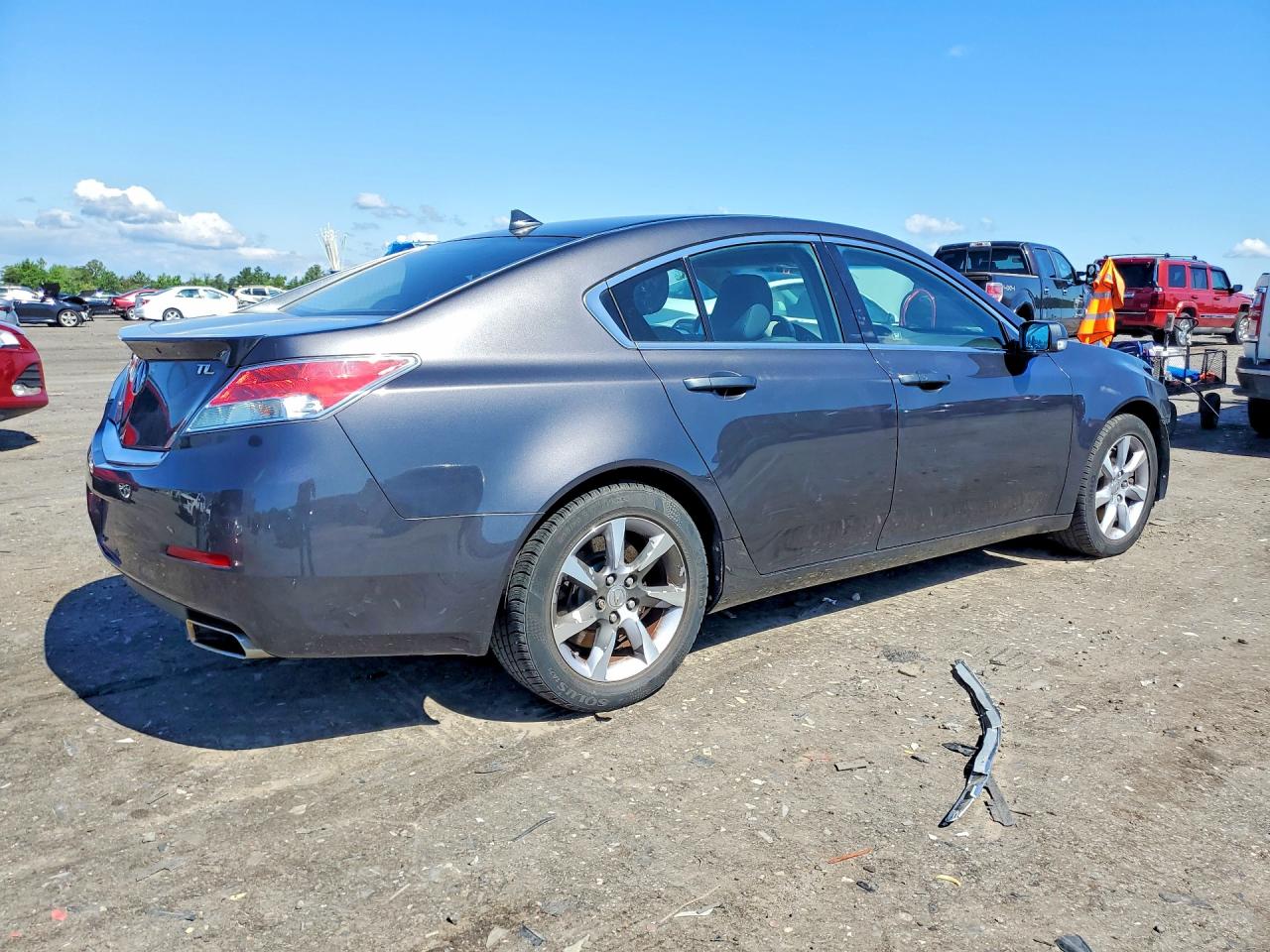2012 Acura Tl Gray vin: 19UUA8F55CA036489