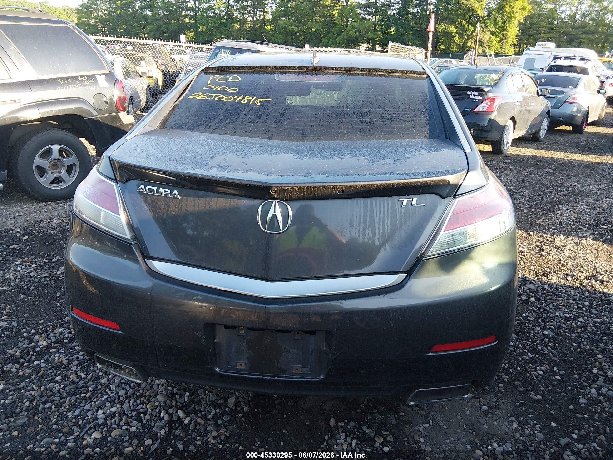 2012 Acura Tl 3.5 Черный vin: 19UUA8F55CA037013