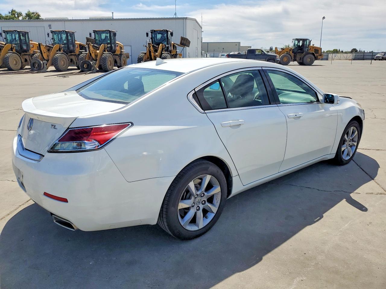 2013 Acura Tl Tech White vin: 19UUA8F55DA000058