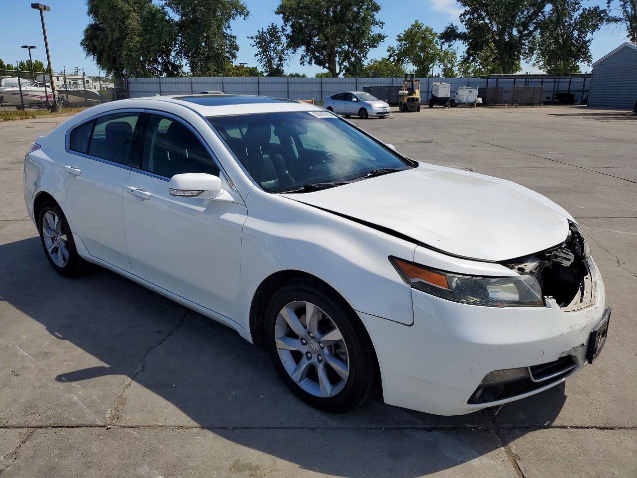 2013 Acura Tl Tech White vin: 19UUA8F55DA000058