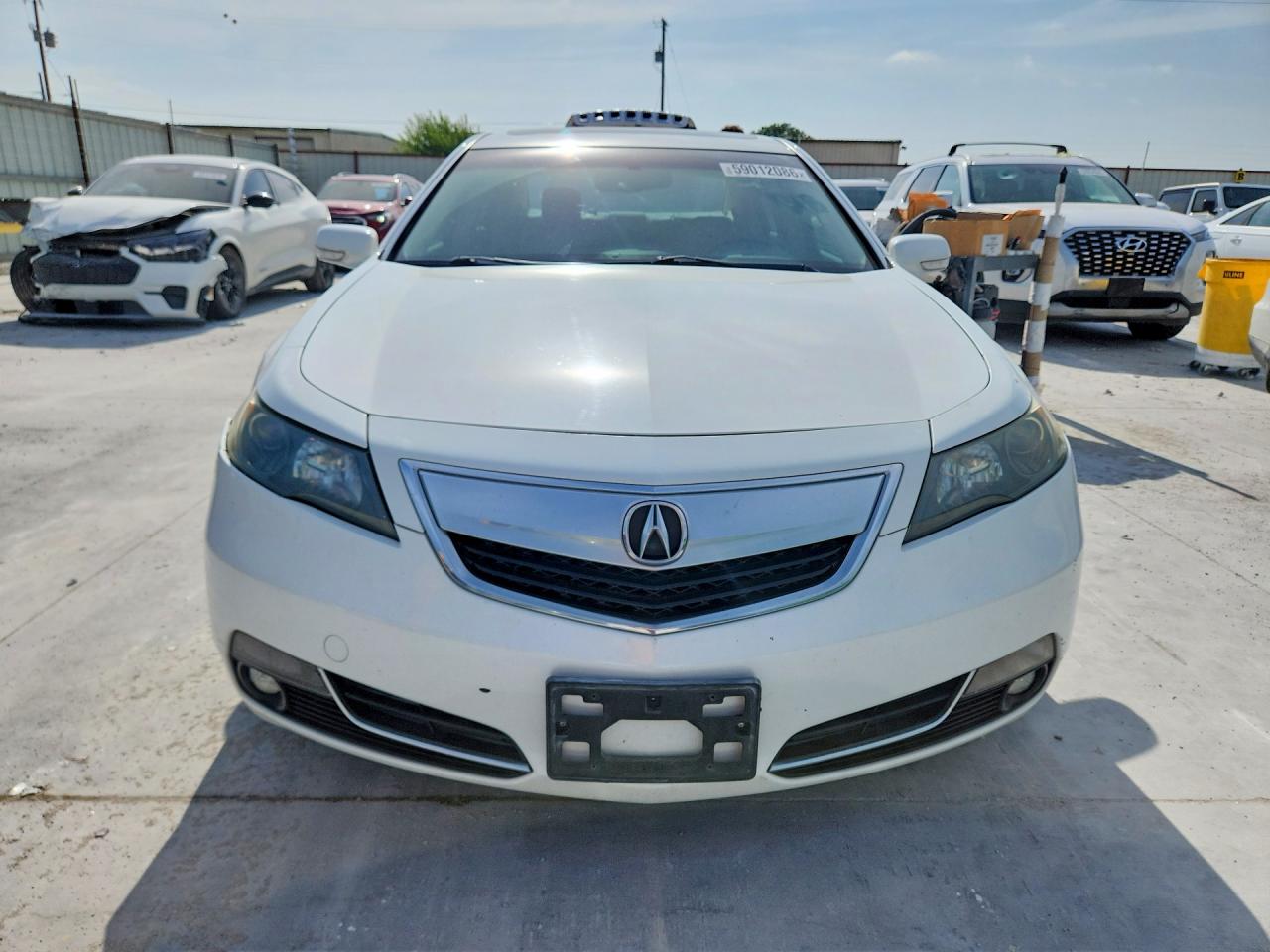 2013 Acura Tl Tech White vin: 19UUA8F55DA006684