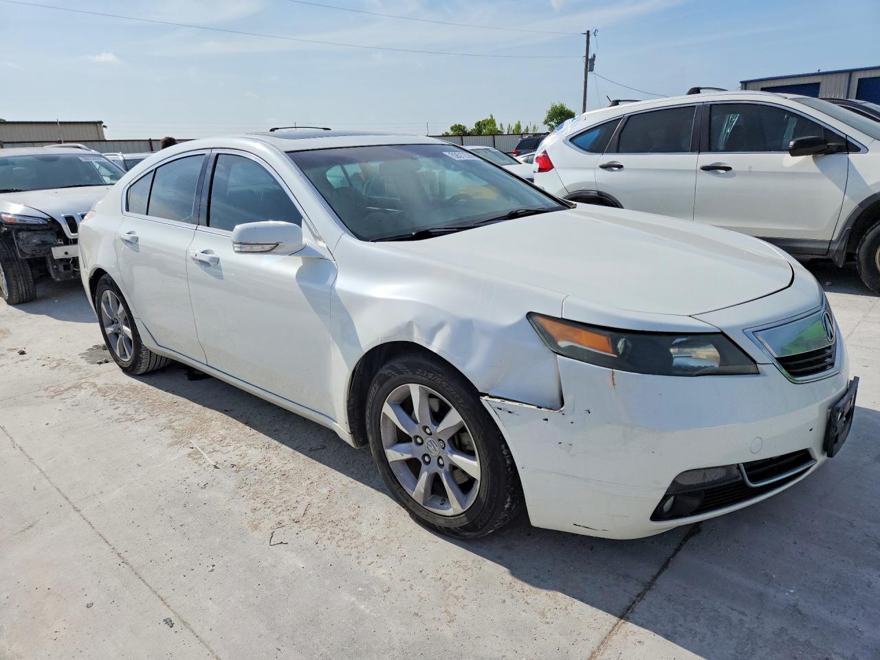2013 Acura Tl Tech White vin: 19UUA8F55DA006684