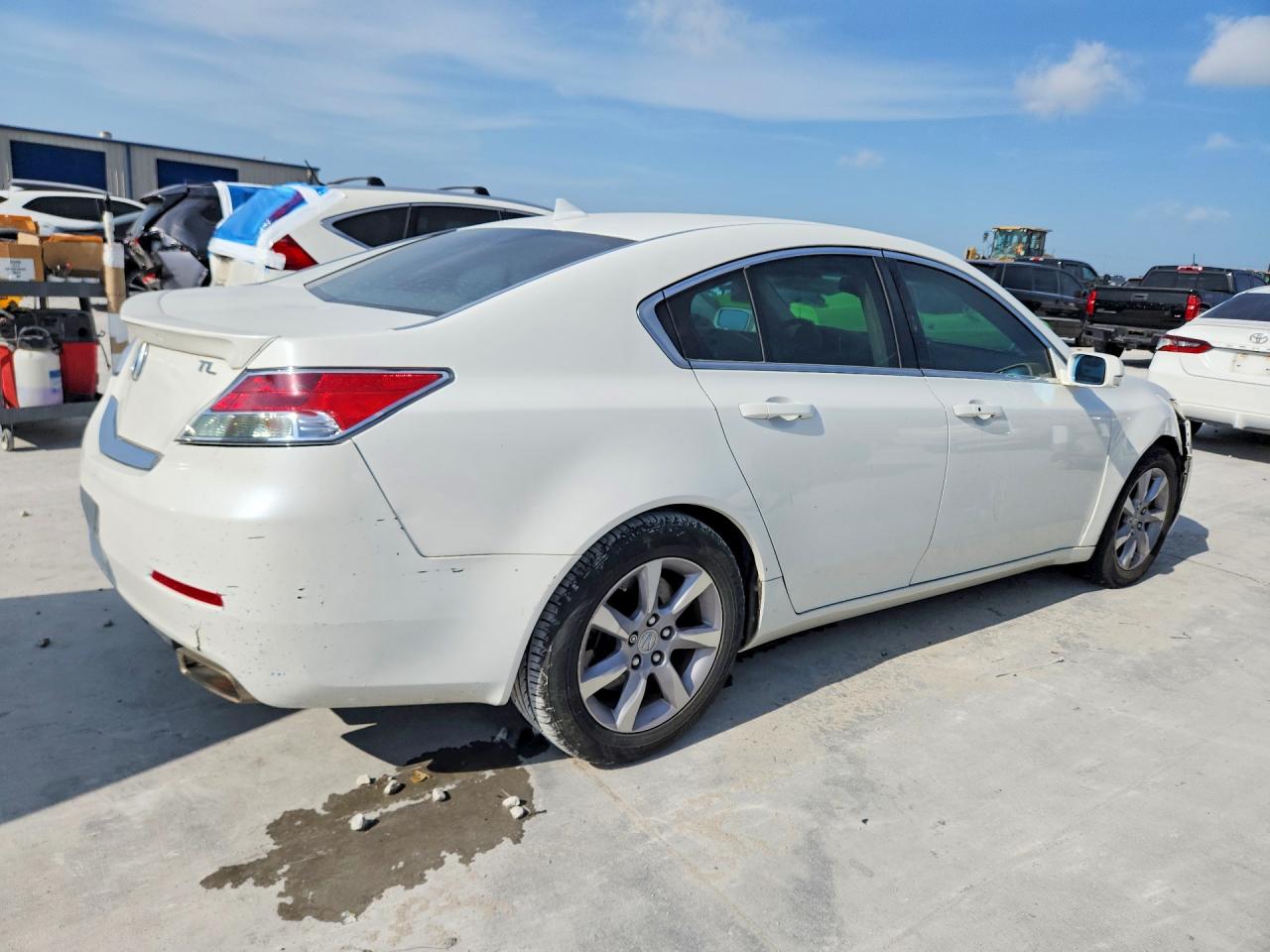 2013 Acura Tl Tech White vin: 19UUA8F55DA006684