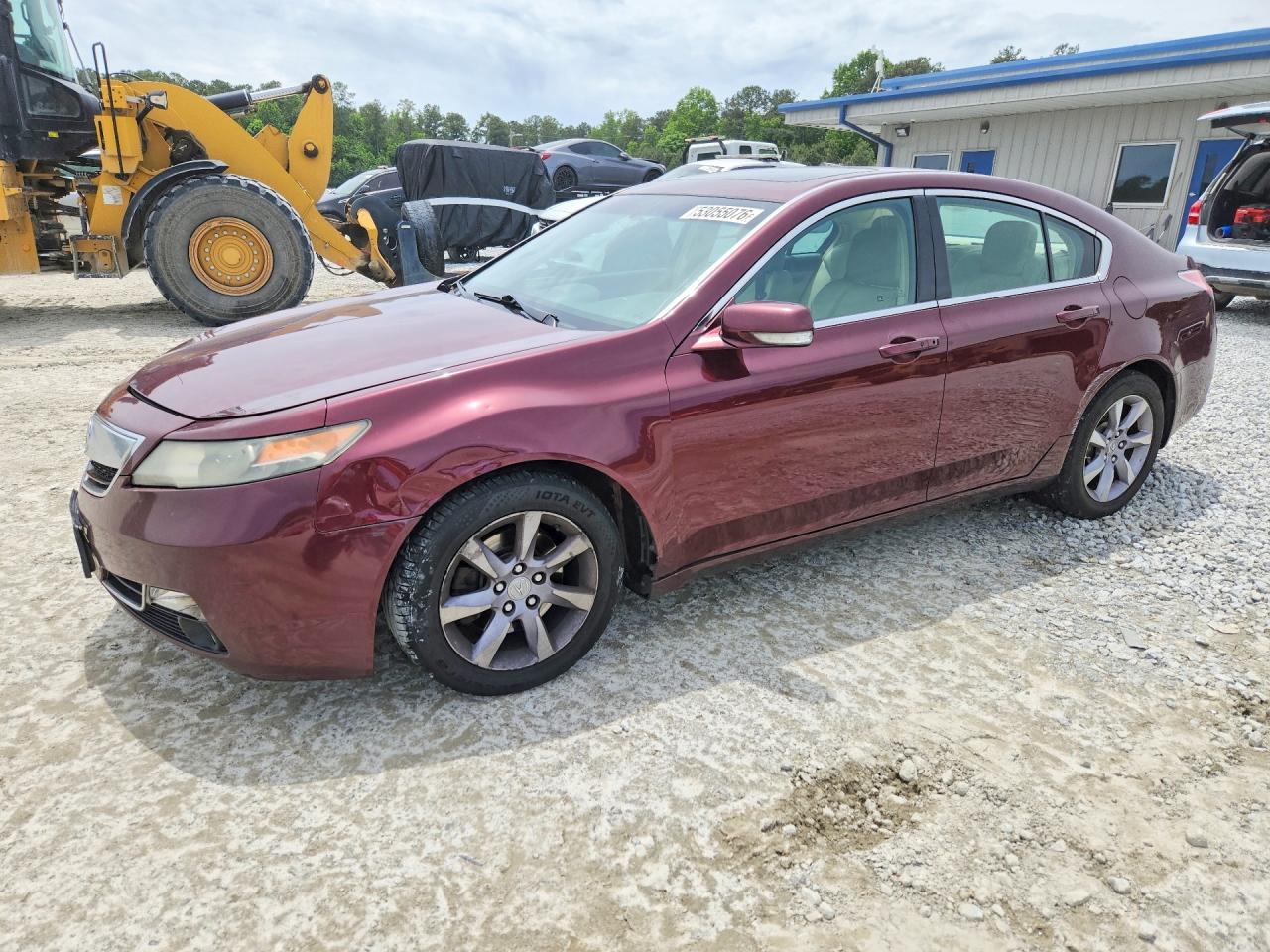 2013 Acura Tl Tech Burgundy vin: 19UUA8F55DA007124