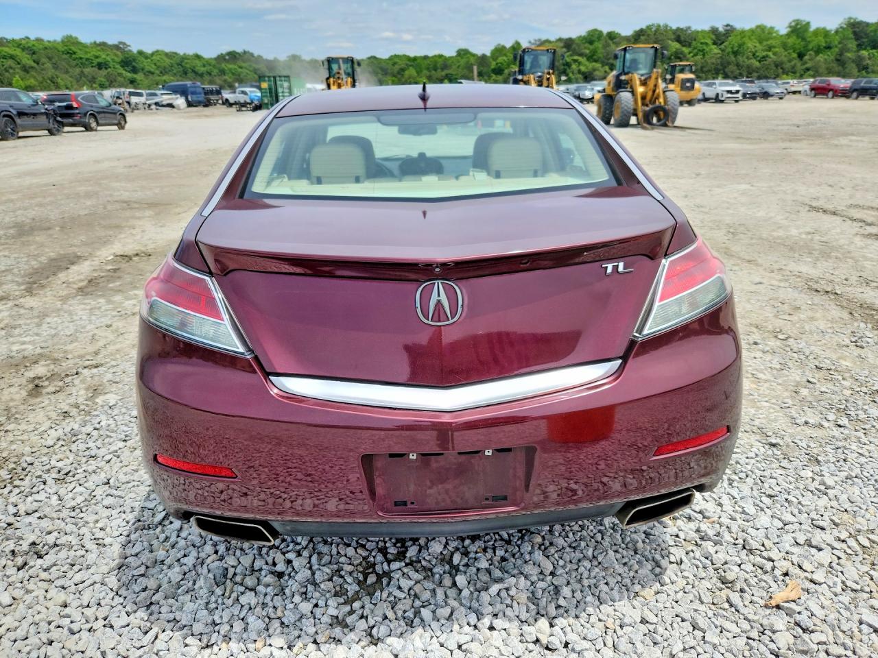 2013 Acura Tl Tech Burgundy vin: 19UUA8F55DA007124
