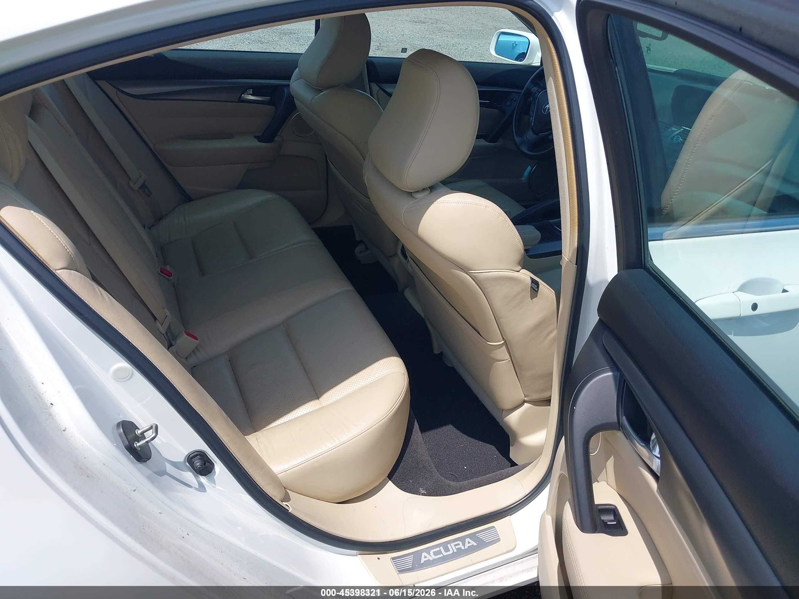 2014 Acura Tl 3.5 White vin: 19UUA8F55EA004063