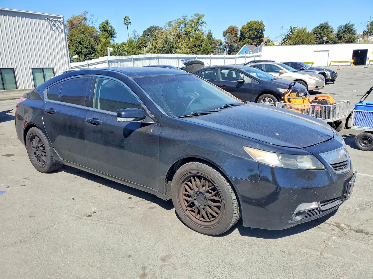 2014 Acura Tl Tech Черный vin: 19UUA8F55EA005780