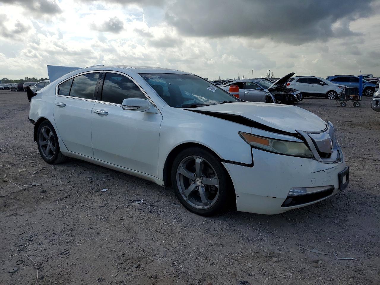 2010 Acura Tl White vin: 19UUA8F56AA009704