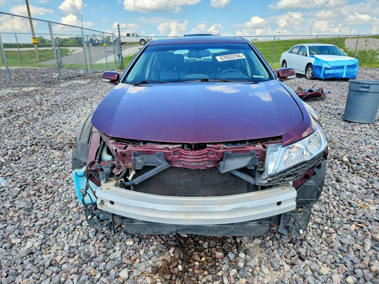 2010 Acura Tl Burgundy vin: 19UUA8F56AA016880