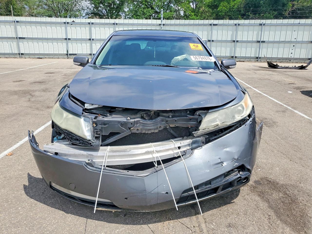 2010 Acura Tl Gray vin: 19UUA8F56AA020010
