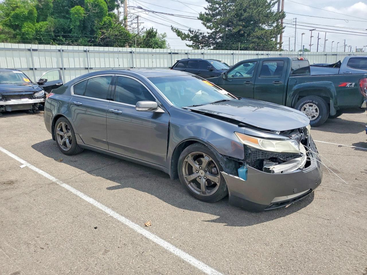 2010 Acura Tl Gray vin: 19UUA8F56AA020010
