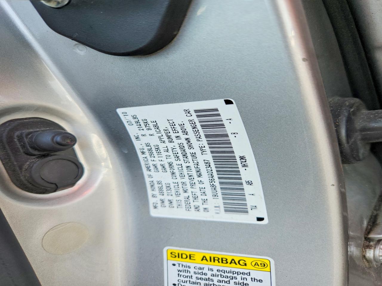 2010 Acura Tl Silver vin: 19UUA8F56AA023487