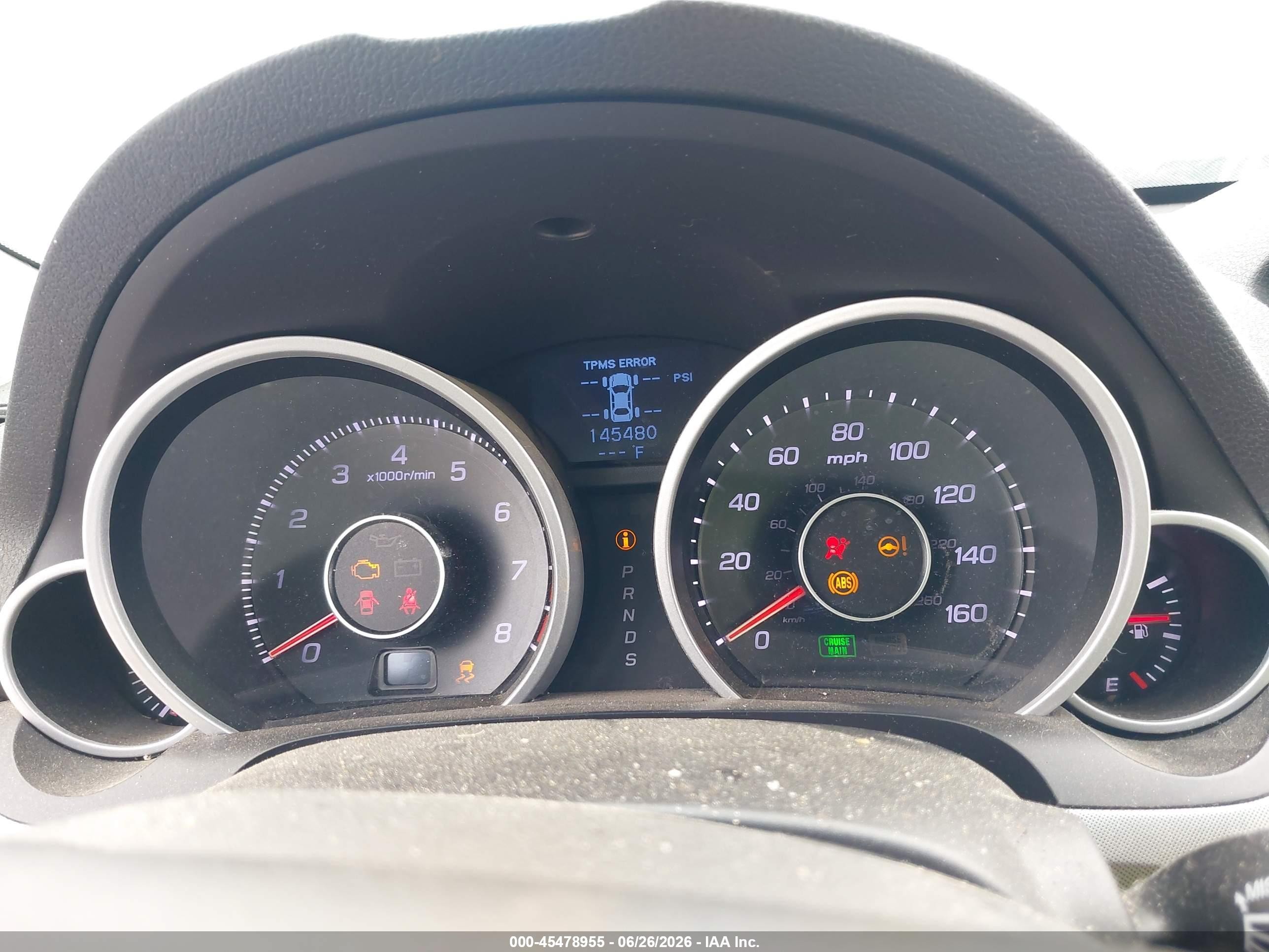 2011 Acura Tl 3.5 White vin: 19UUA8F56BA000454