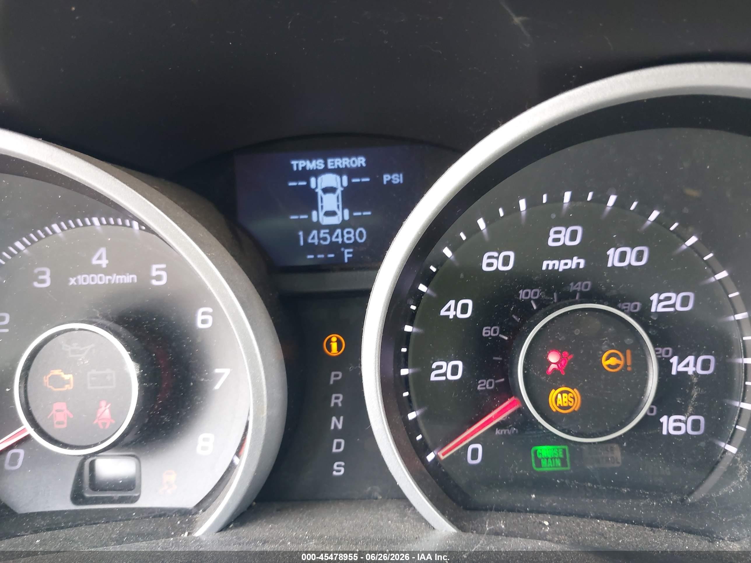 2011 Acura Tl 3.5 White vin: 19UUA8F56BA000454