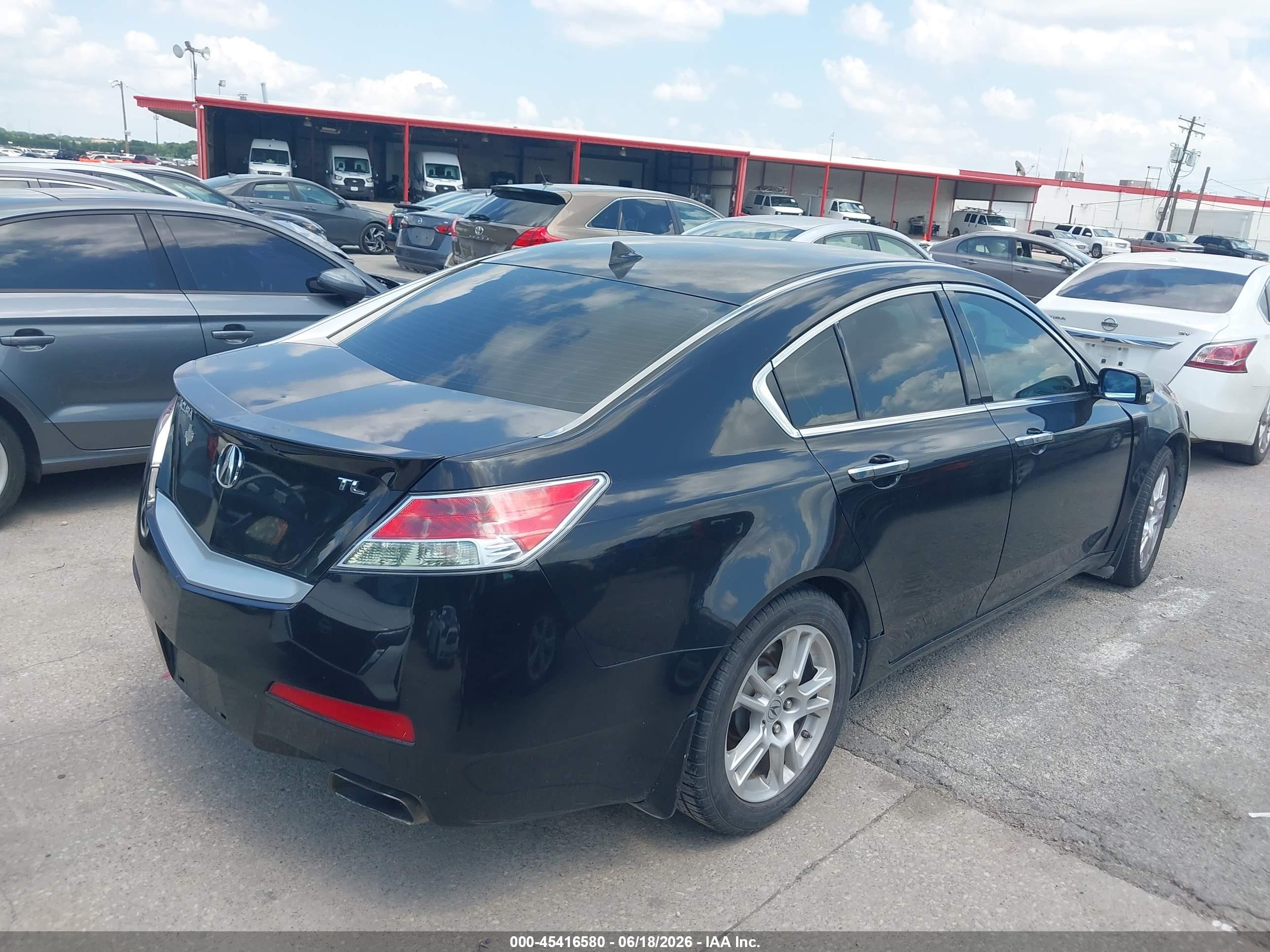 2011 Acura Tl 3.5 Black vin: 19UUA8F56BA003791