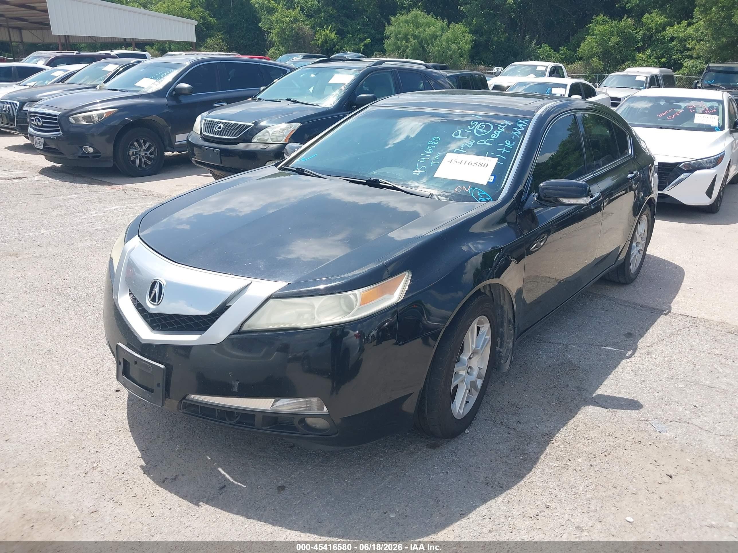 2011 Acura Tl 3.5 Black vin: 19UUA8F56BA003791
