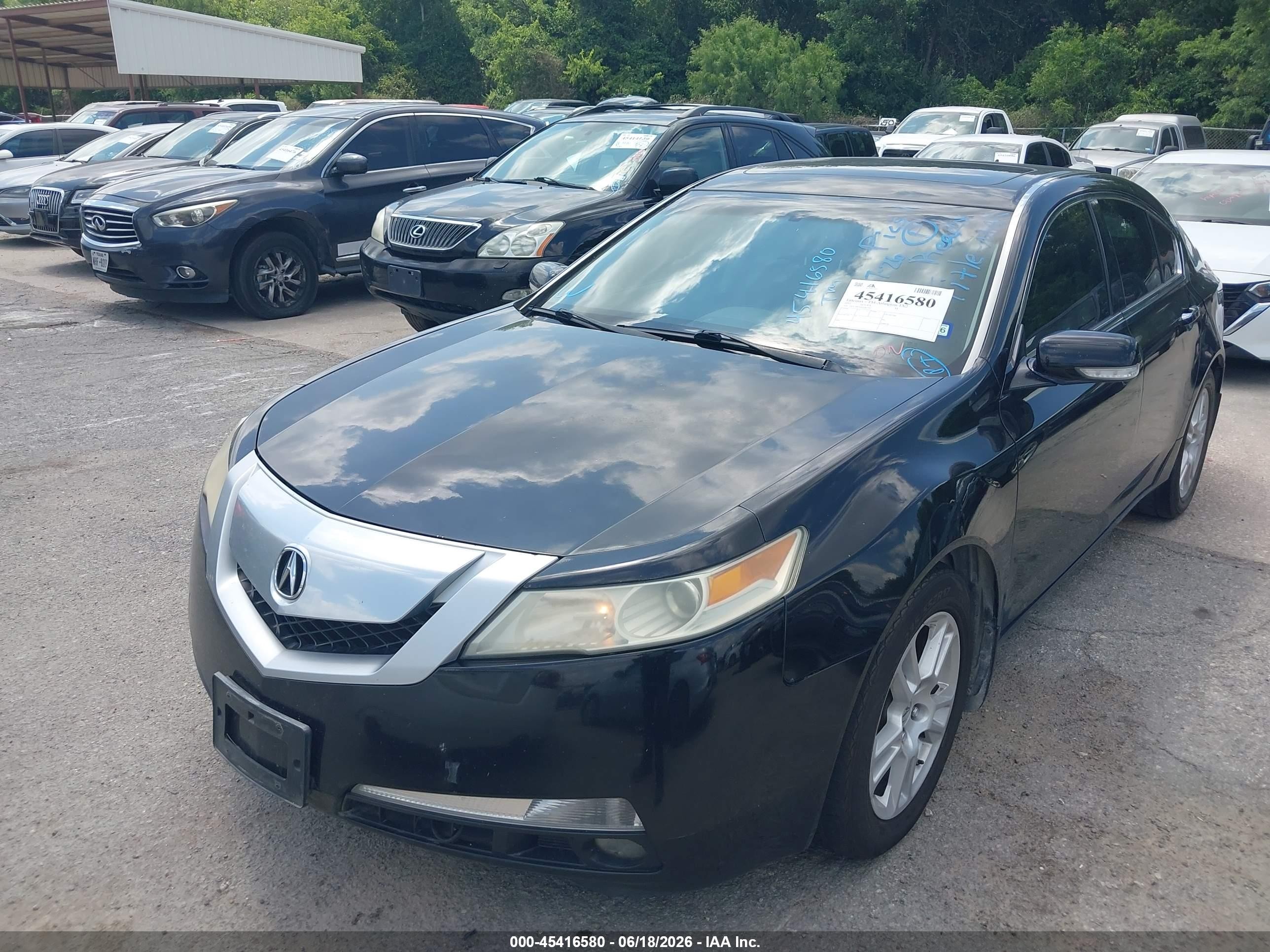 2011 Acura Tl 3.5 Black vin: 19UUA8F56BA003791