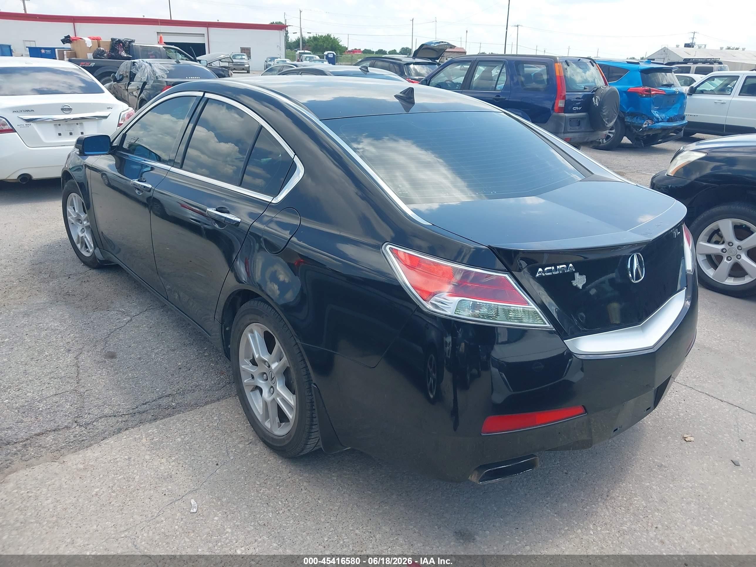2011 Acura Tl 3.5 Black vin: 19UUA8F56BA003791
