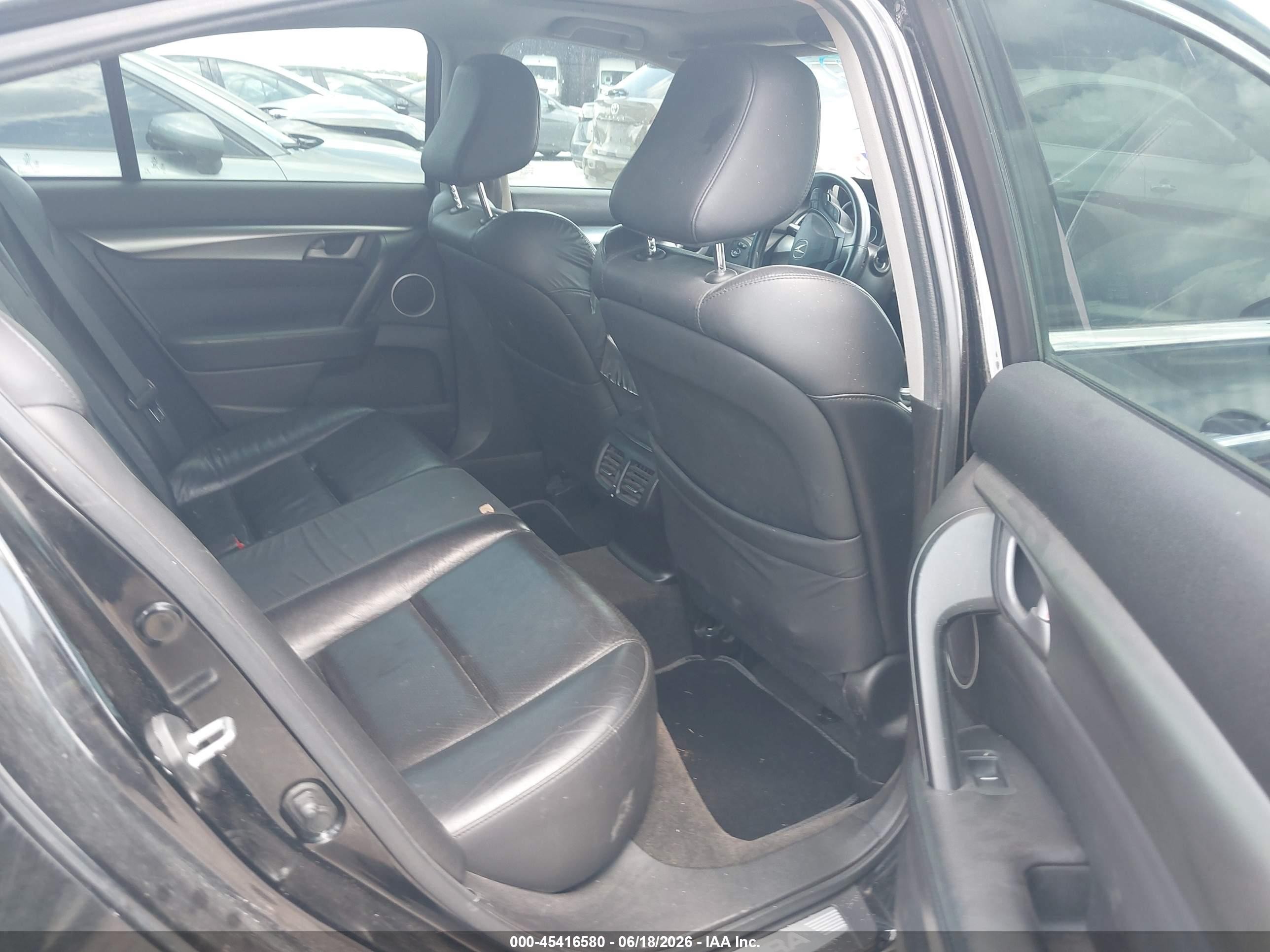 2011 Acura Tl 3.5 Black vin: 19UUA8F56BA003791