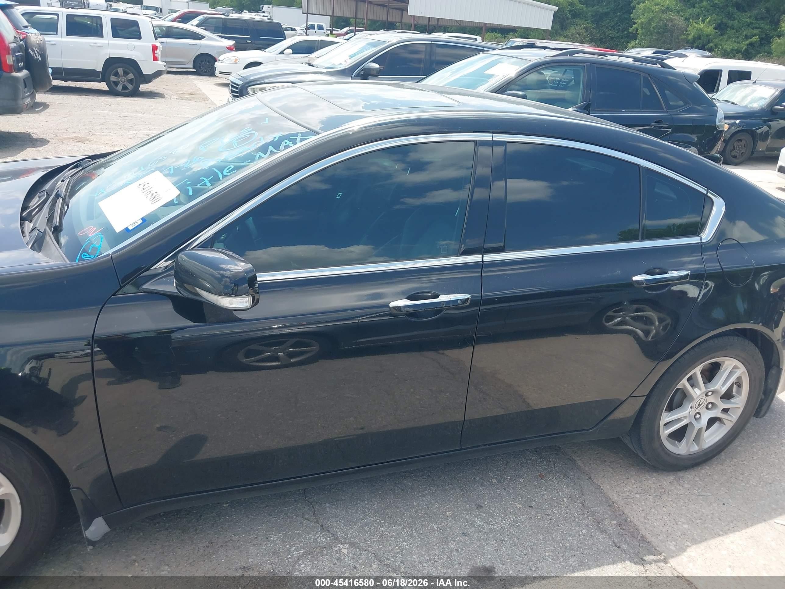 2011 Acura Tl 3.5 Black vin: 19UUA8F56BA003791
