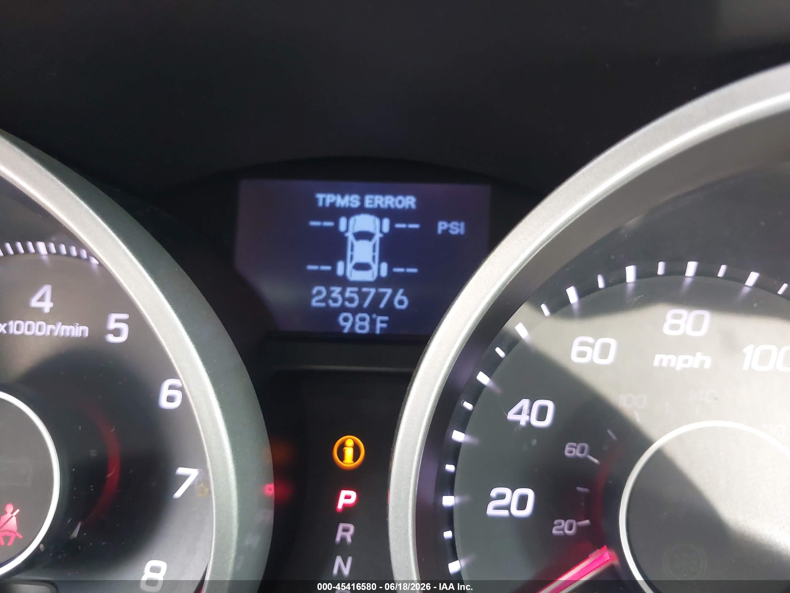 2011 Acura Tl 3.5 Black vin: 19UUA8F56BA003791