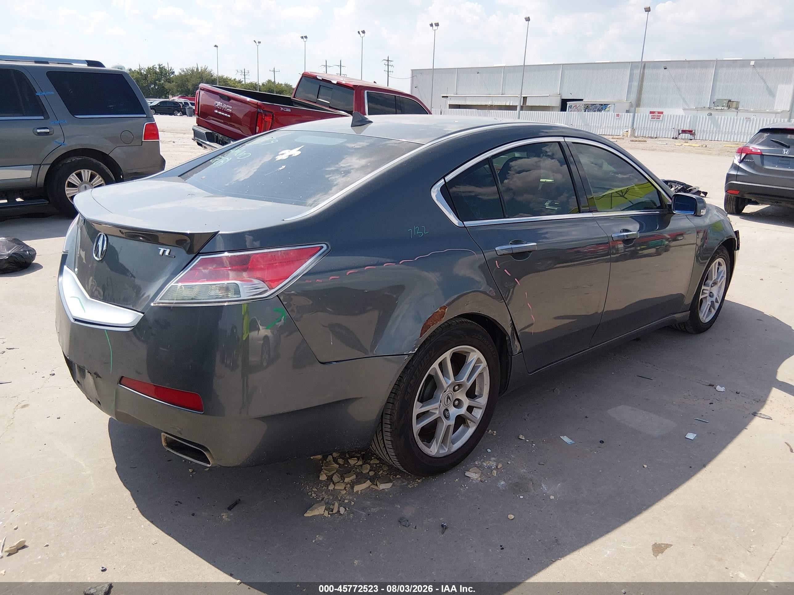 2011 Acura Tl 3.5 Gray vin: 19UUA8F56BA007940