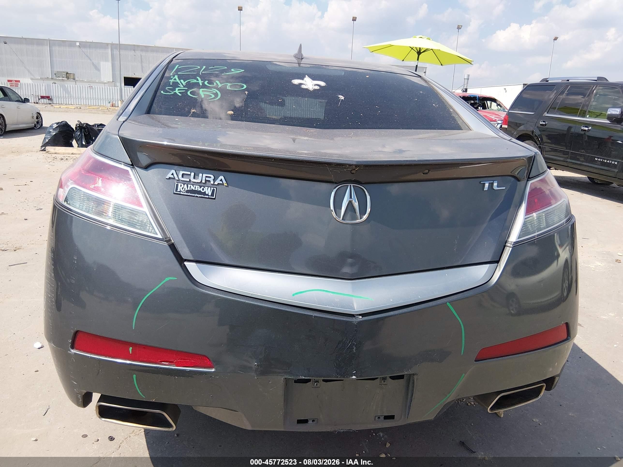 2011 Acura Tl 3.5 Gray vin: 19UUA8F56BA007940