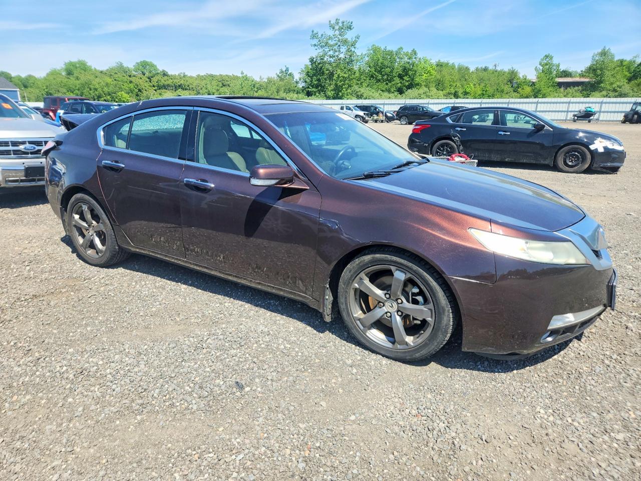 2011 Acura Tl Темно-бордовый vin: 19UUA8F56BA009140