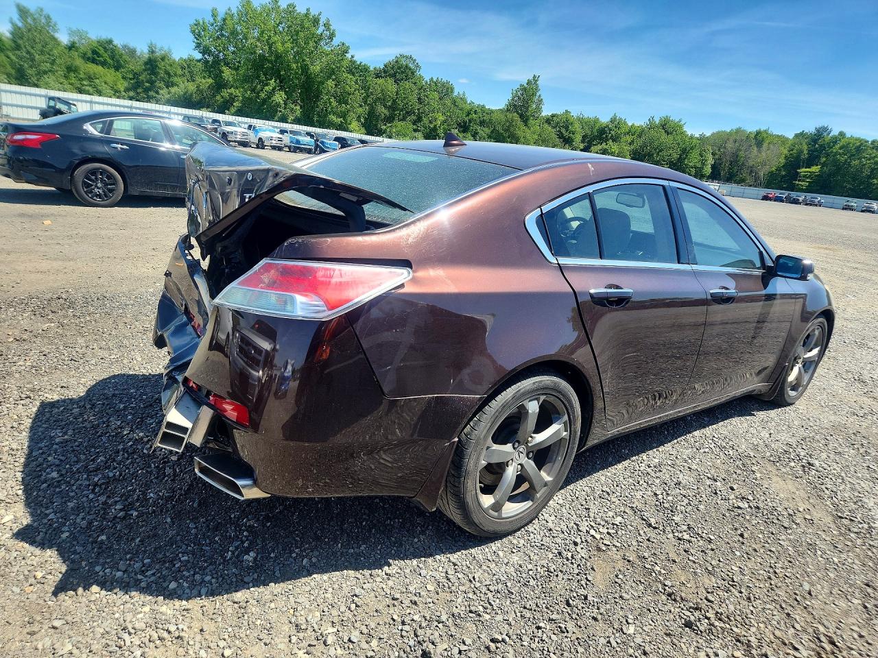 2011 Acura Tl Темно-бордовый vin: 19UUA8F56BA009140