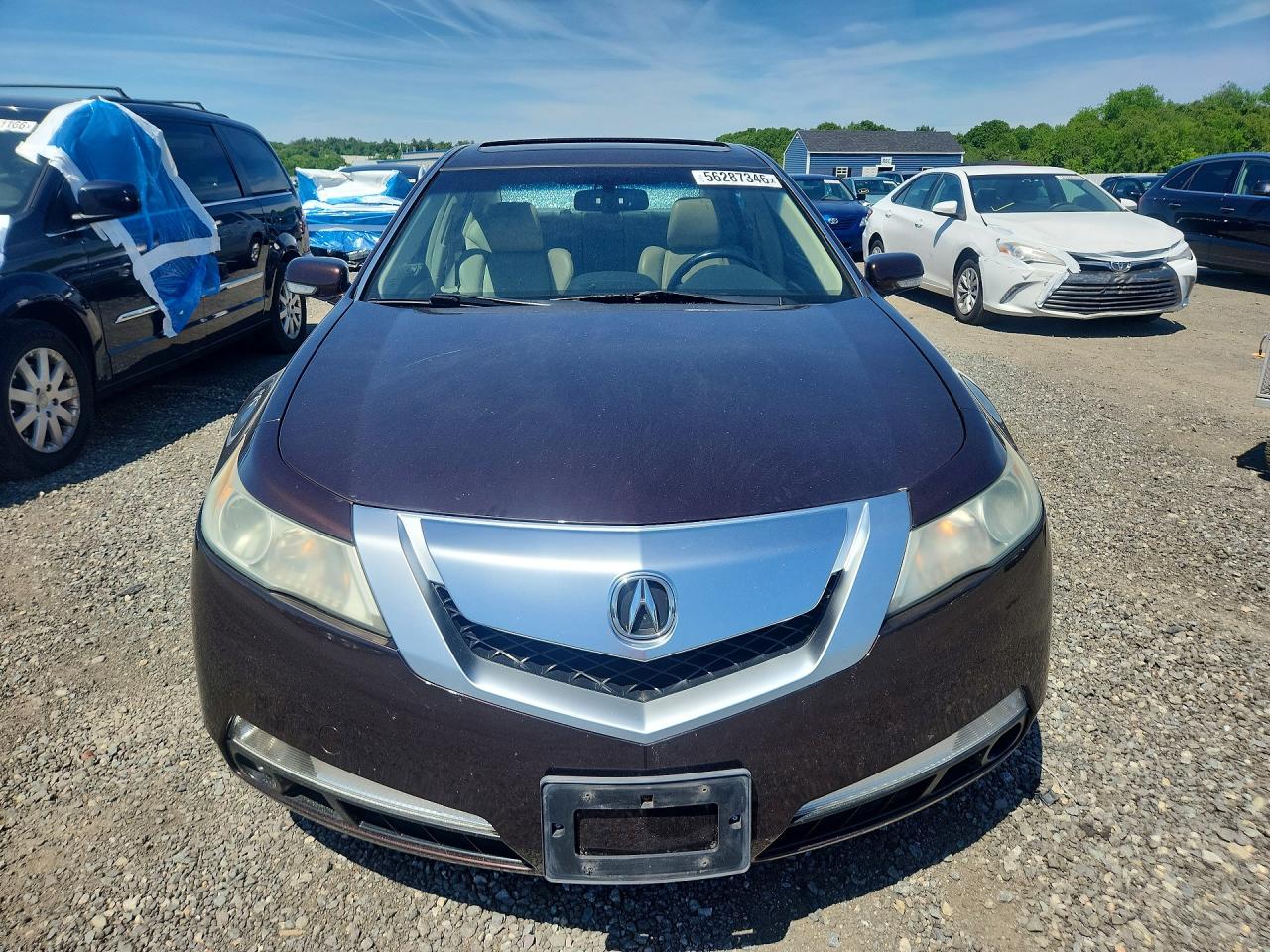 2011 Acura Tl Темно-бордовый vin: 19UUA8F56BA009140