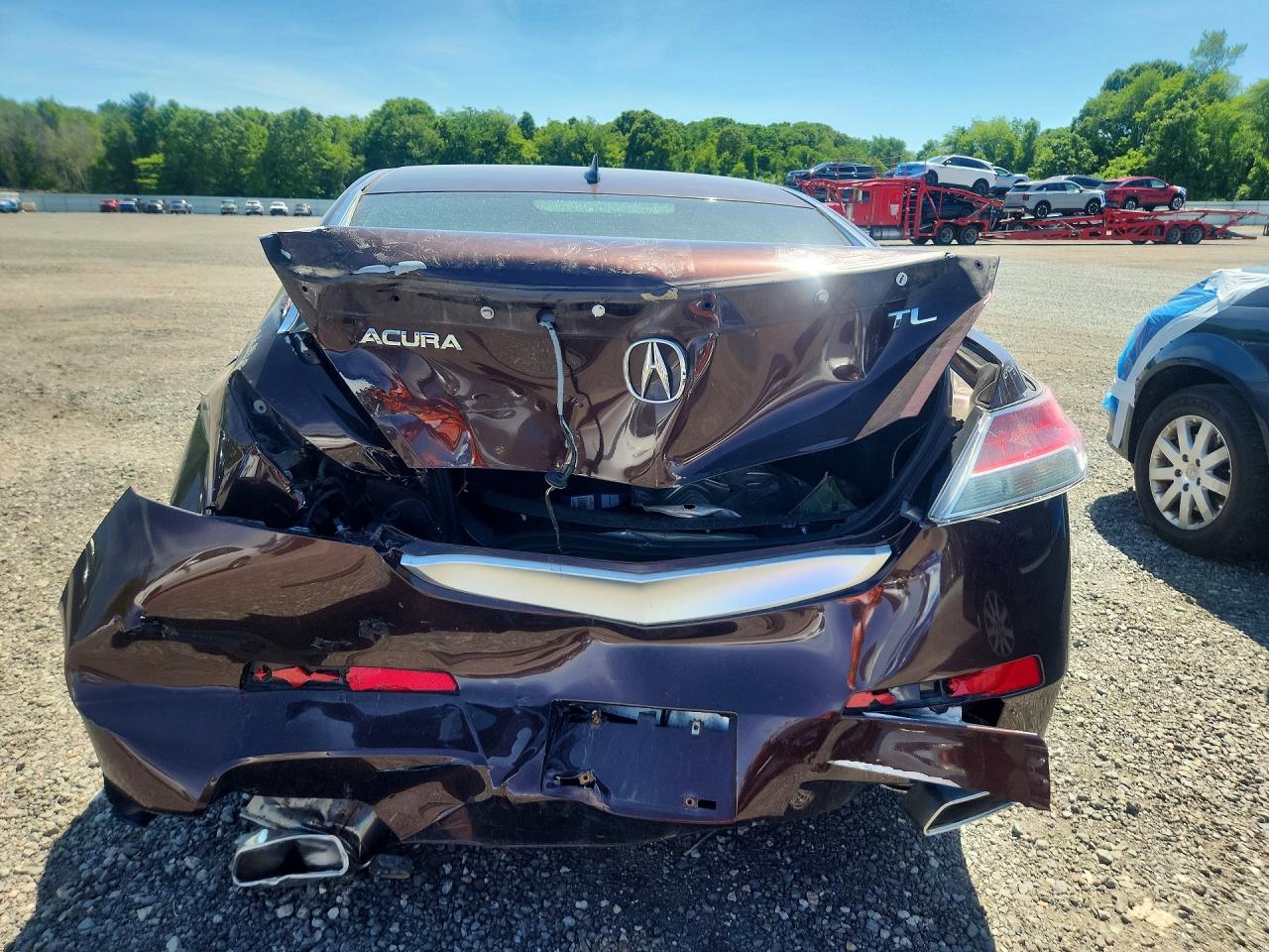 2011 Acura Tl Темно-бордовый vin: 19UUA8F56BA009140