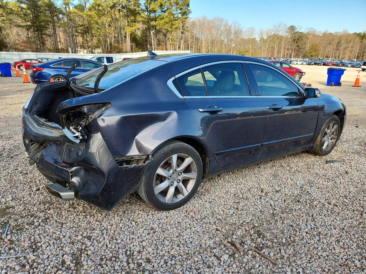 2012 Acura Tl Gray vin: 19UUA8F56CA011908