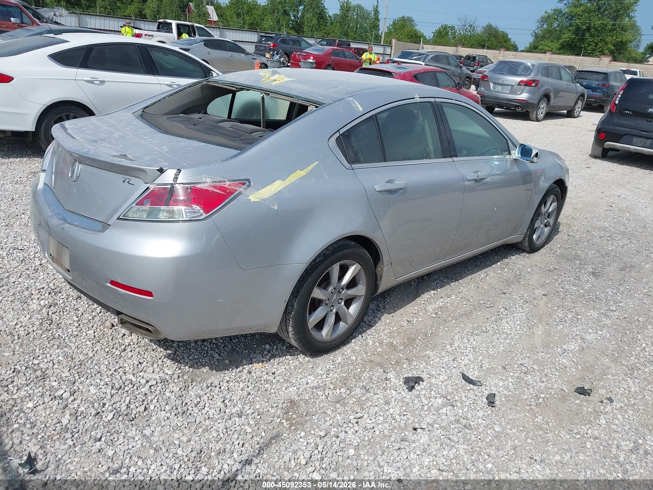2012 Acura Tl 3.5 Silver vin: 19UUA8F56CA012329