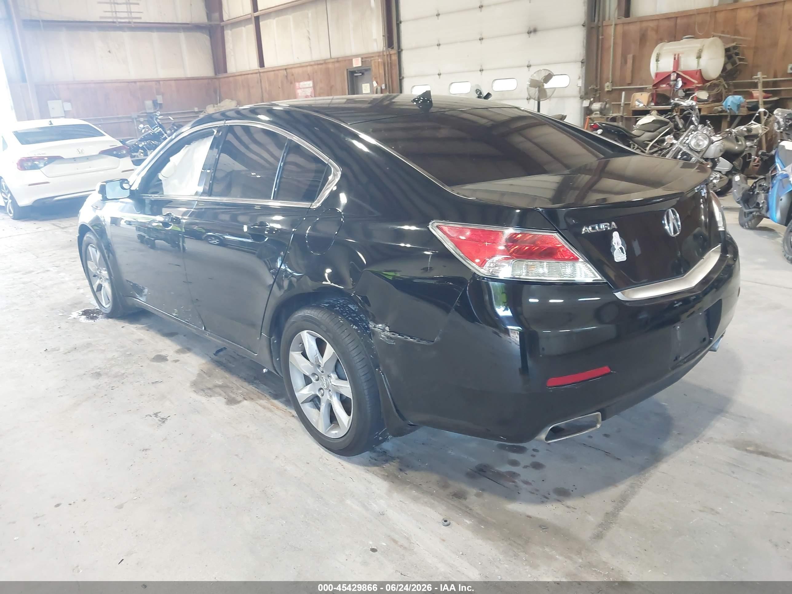 2012 Acura Tl 3.5 Black vin: 19UUA8F56CA013867