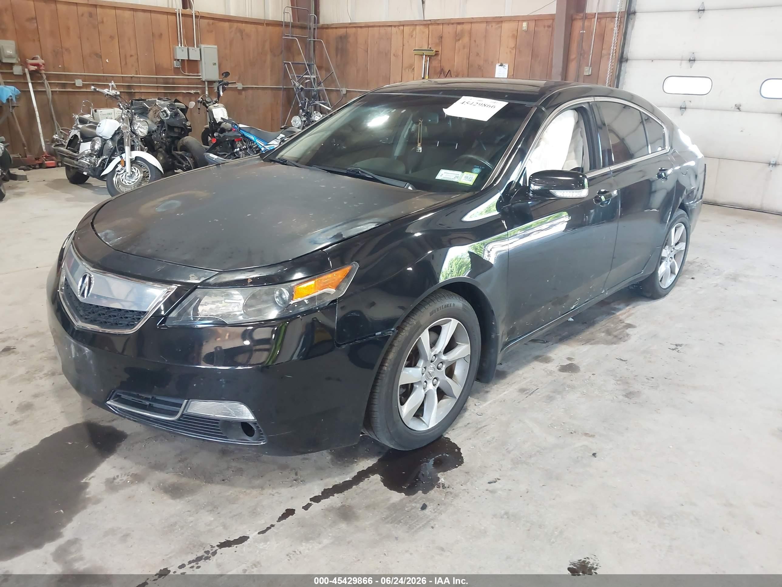 2012 Acura Tl 3.5 Black vin: 19UUA8F56CA013867