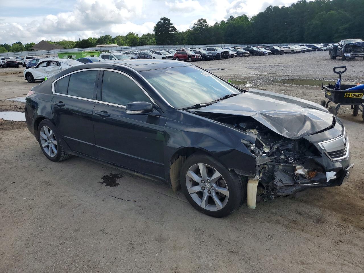 2012 Acura Tl Black vin: 19UUA8F56CA020169
