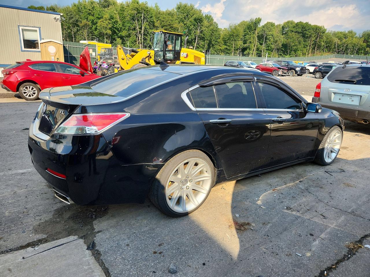 2012 Acura Tl Черный vin: 19UUA8F56CA021046