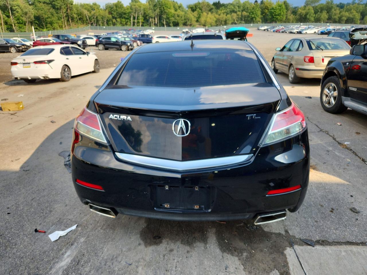 2012 Acura Tl Черный vin: 19UUA8F56CA021046