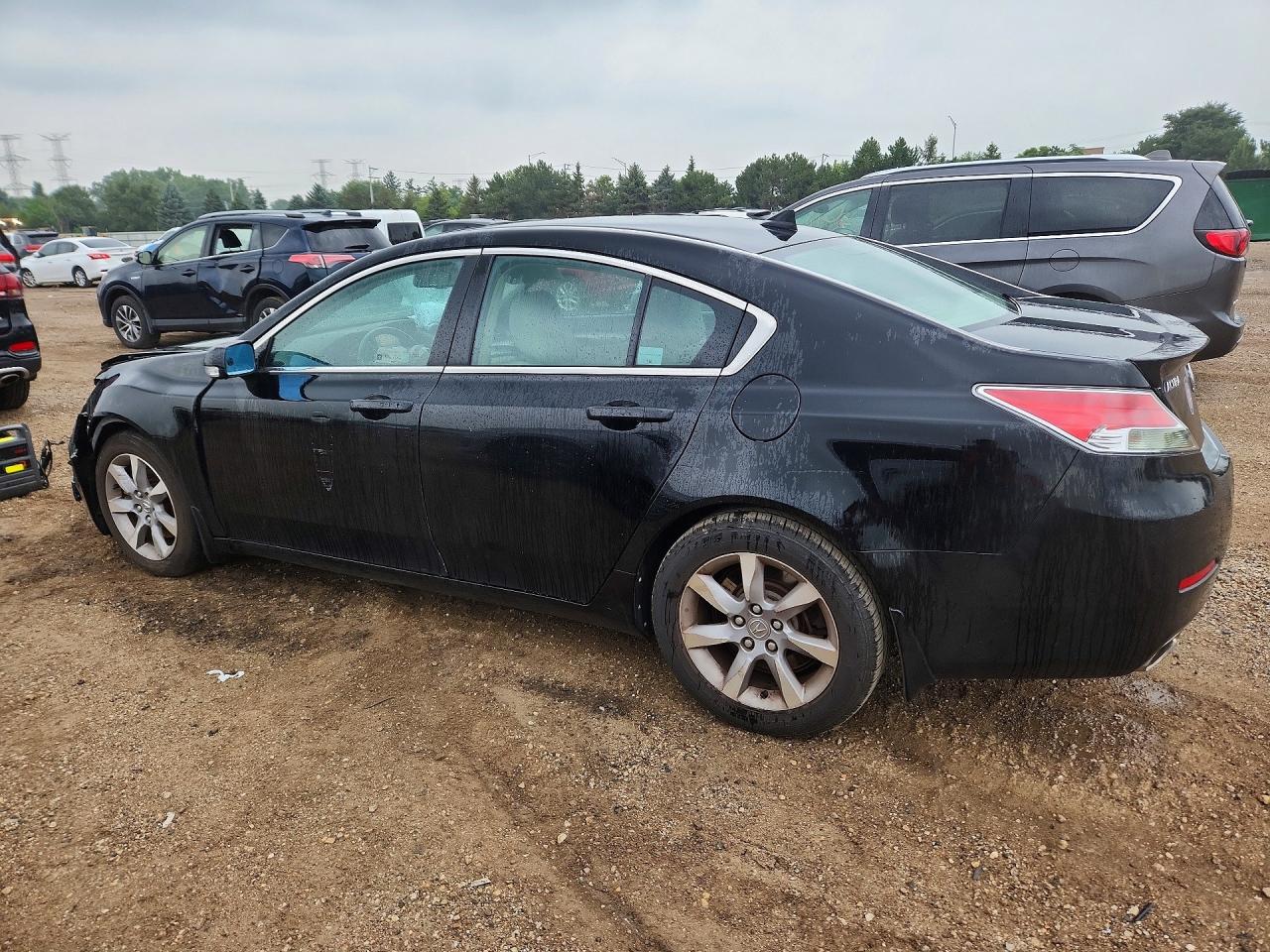 2012 Acura Tl Черный vin: 19UUA8F56CA025940