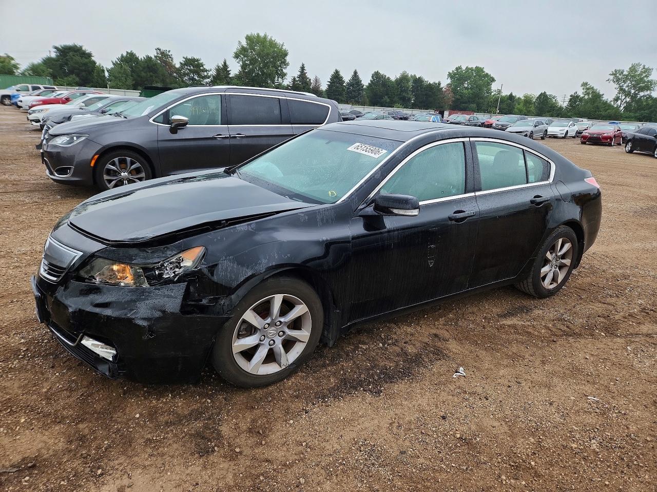 2012 Acura Tl Black vin: 19UUA8F56CA025940