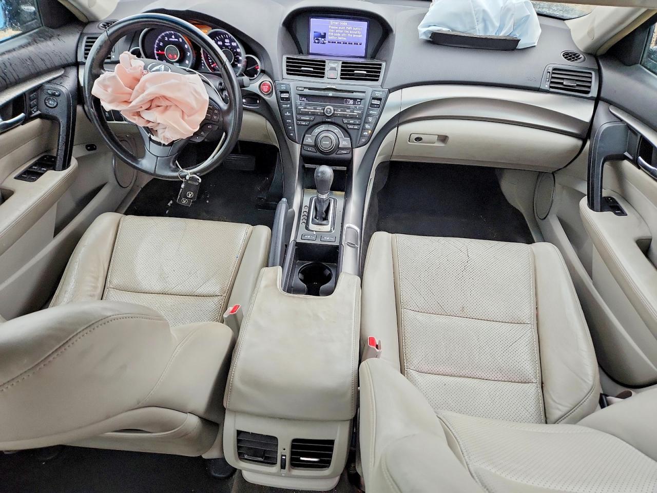 2012 Acura Tl Черный vin: 19UUA8F56CA025940