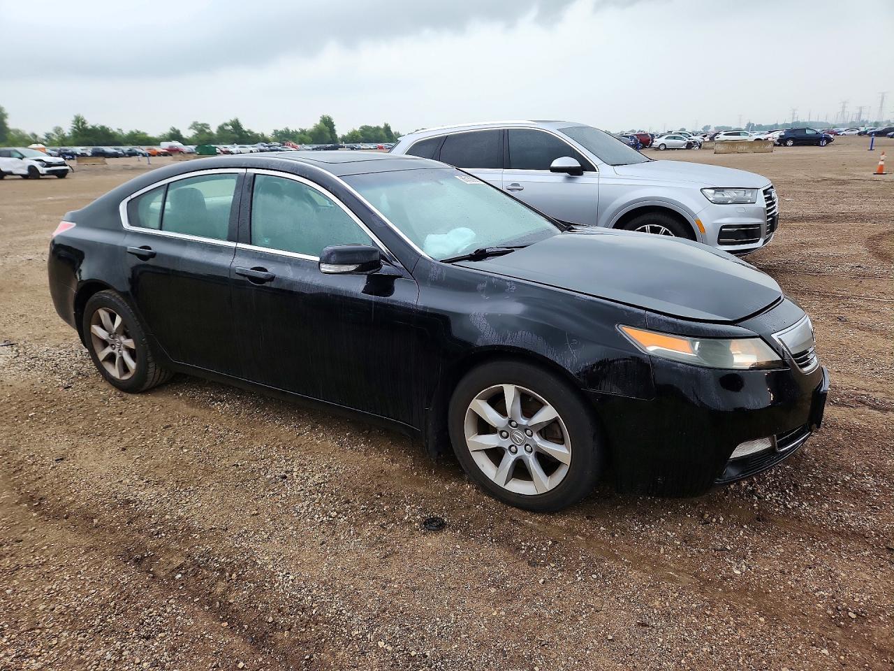 2012 Acura Tl Черный vin: 19UUA8F56CA025940