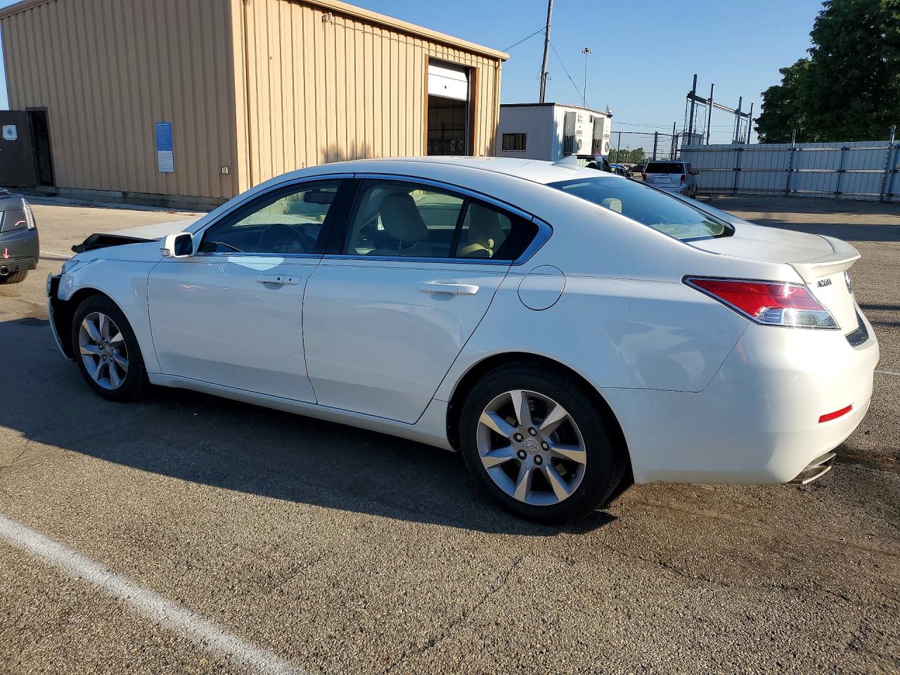 2012 Acura Tl White vin: 19UUA8F56CA027087