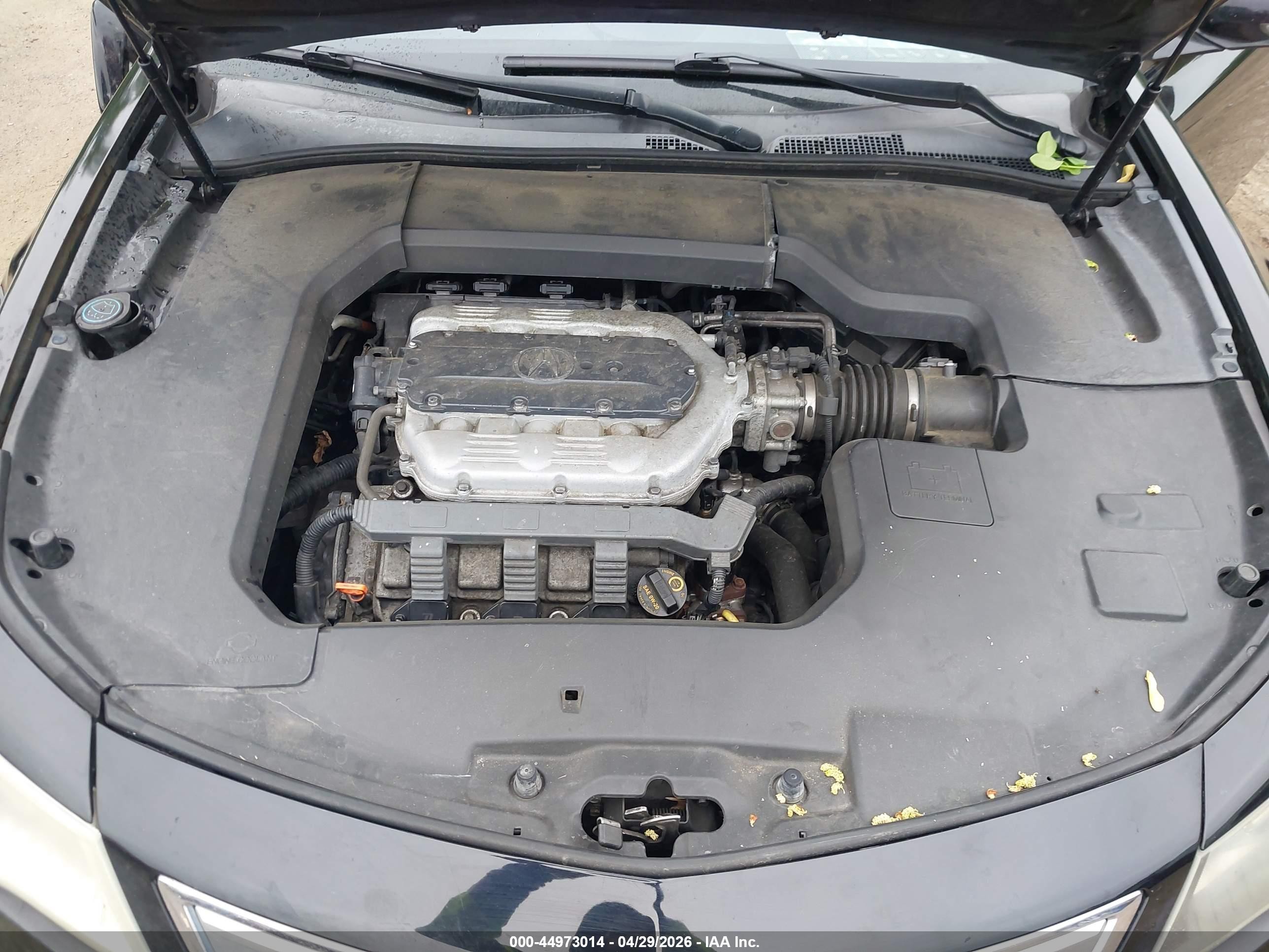 2012 Acura Tl 3.5 Черный vin: 19UUA8F56CA033343