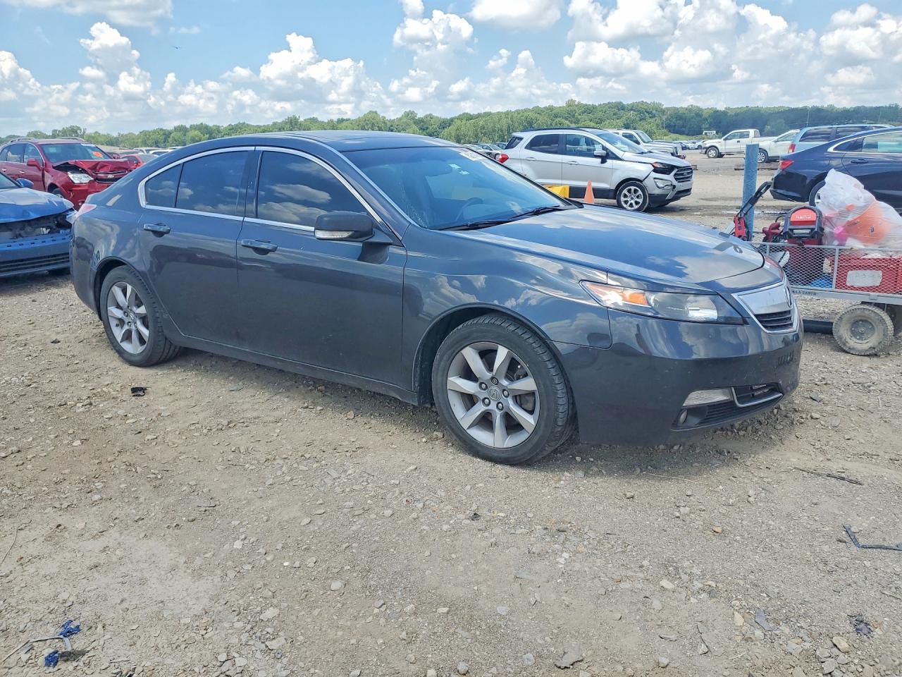 2012 Acura Tl Black vin: 19UUA8F56CA035934