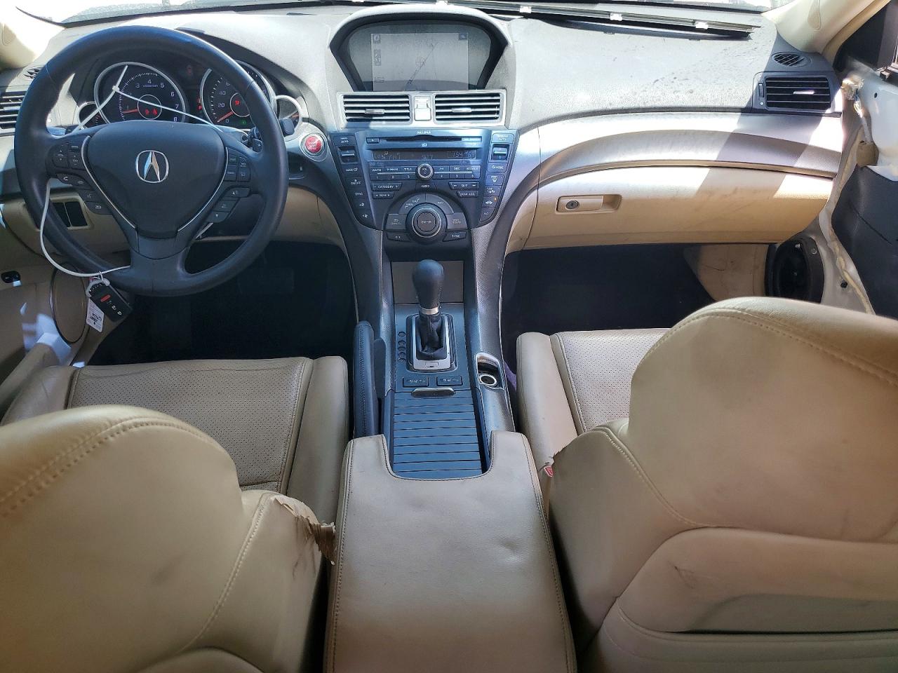2013 Acura Tl Tech White vin: 19UUA8F56DA004653