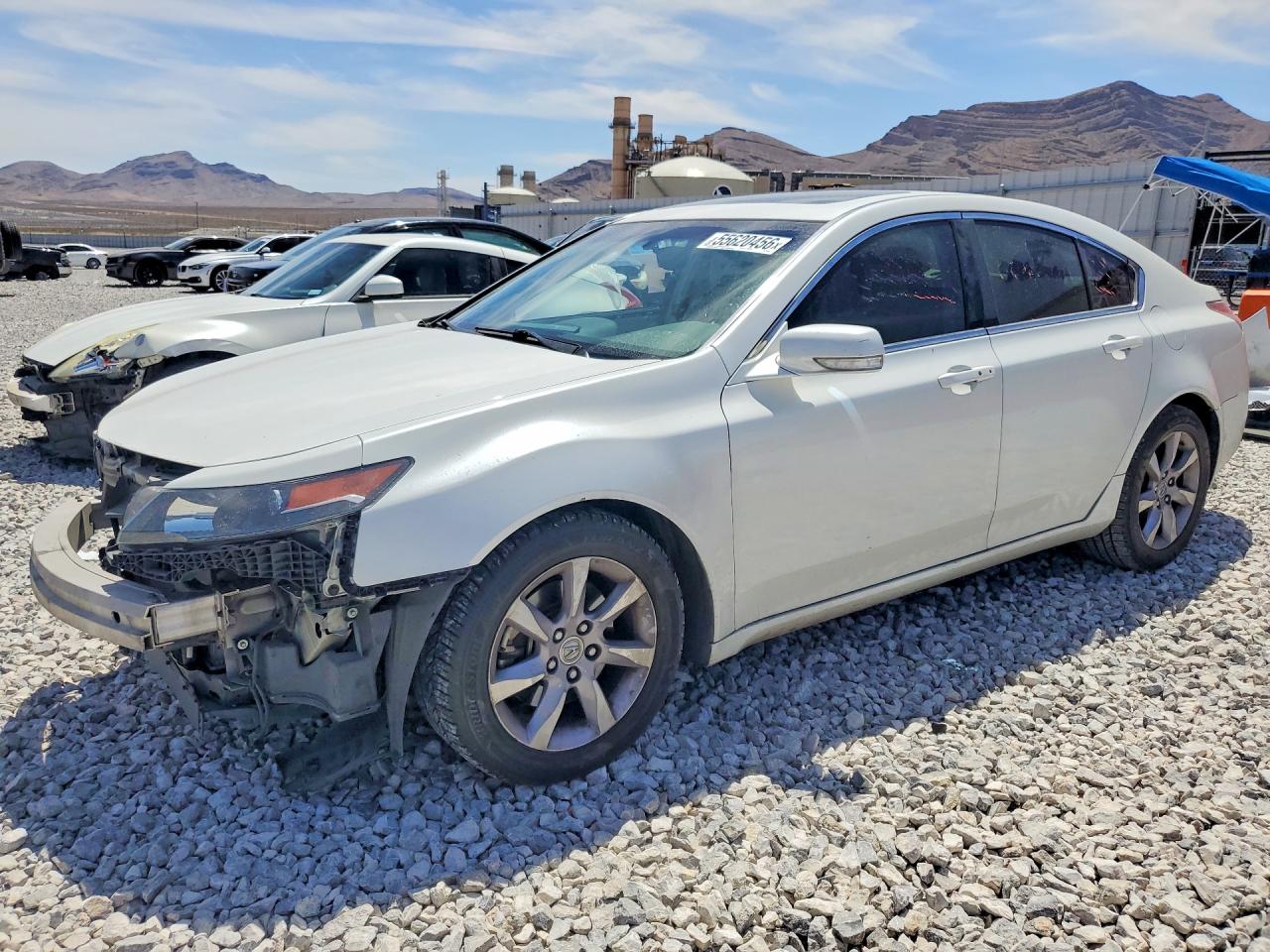 2013 Acura Tl Tech White vin: 19UUA8F56DA004653