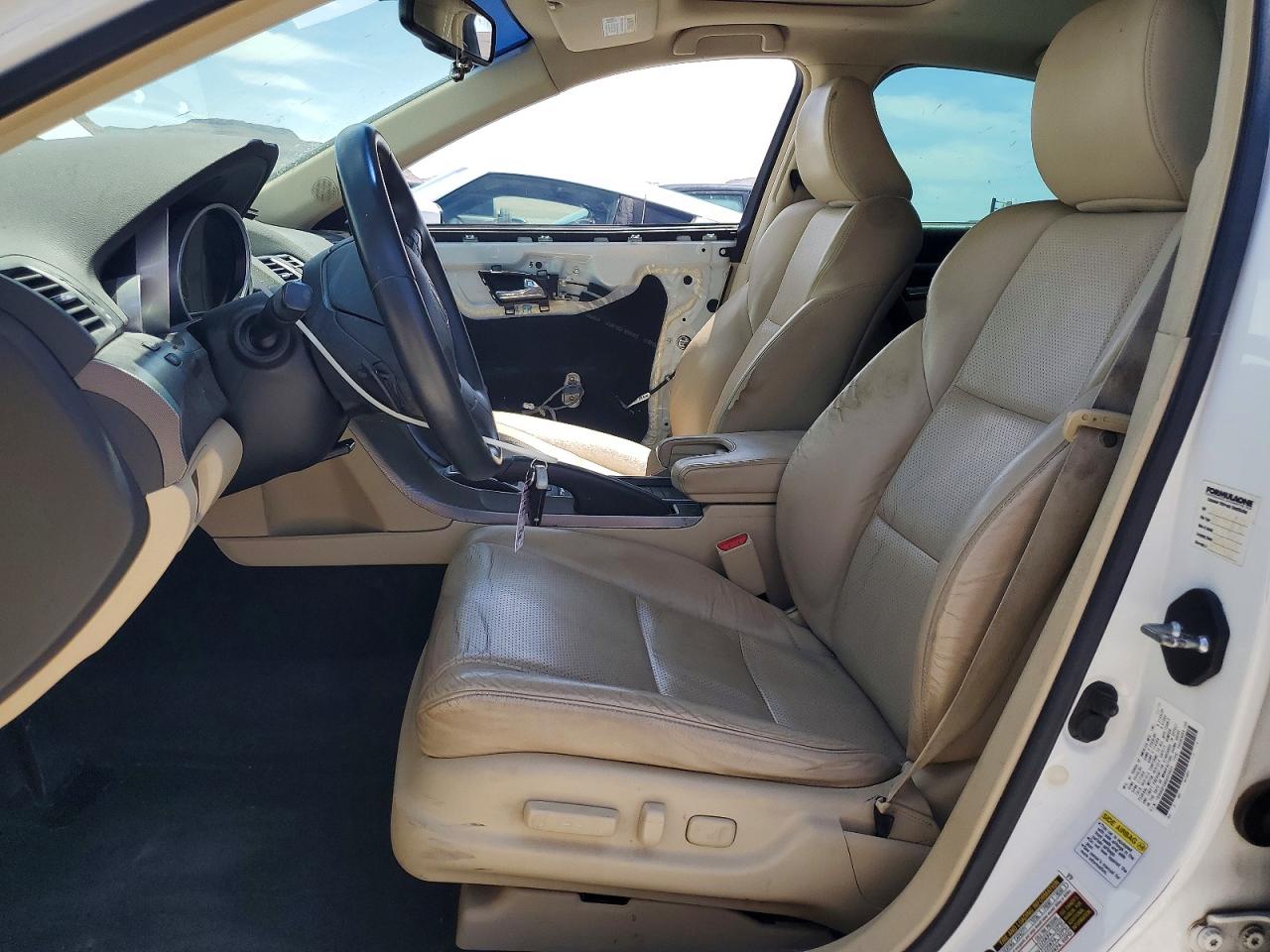 2013 Acura Tl Tech White vin: 19UUA8F56DA004653