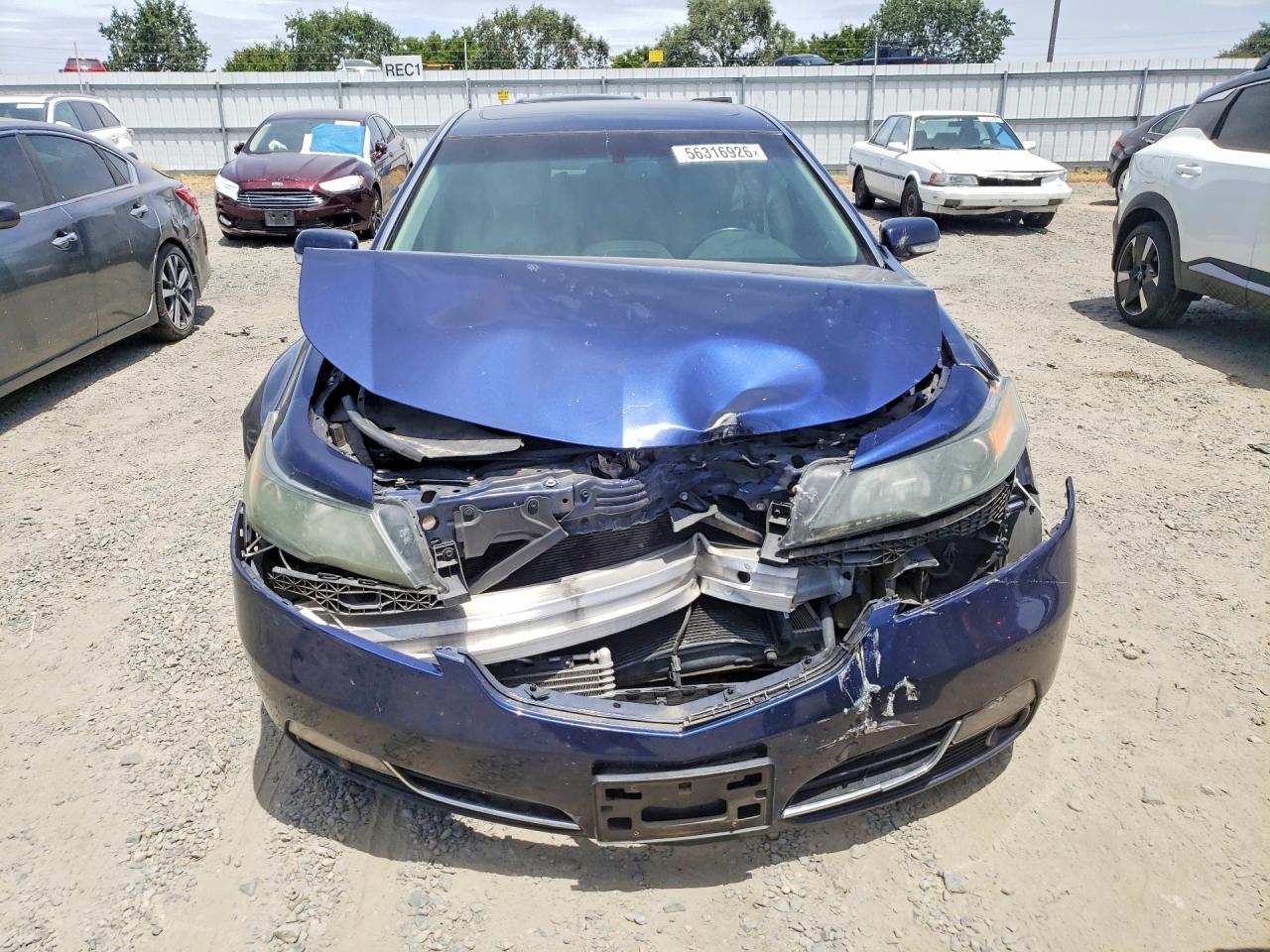 2013 Acura Tl Tech Blue vin: 19UUA8F56DA005804