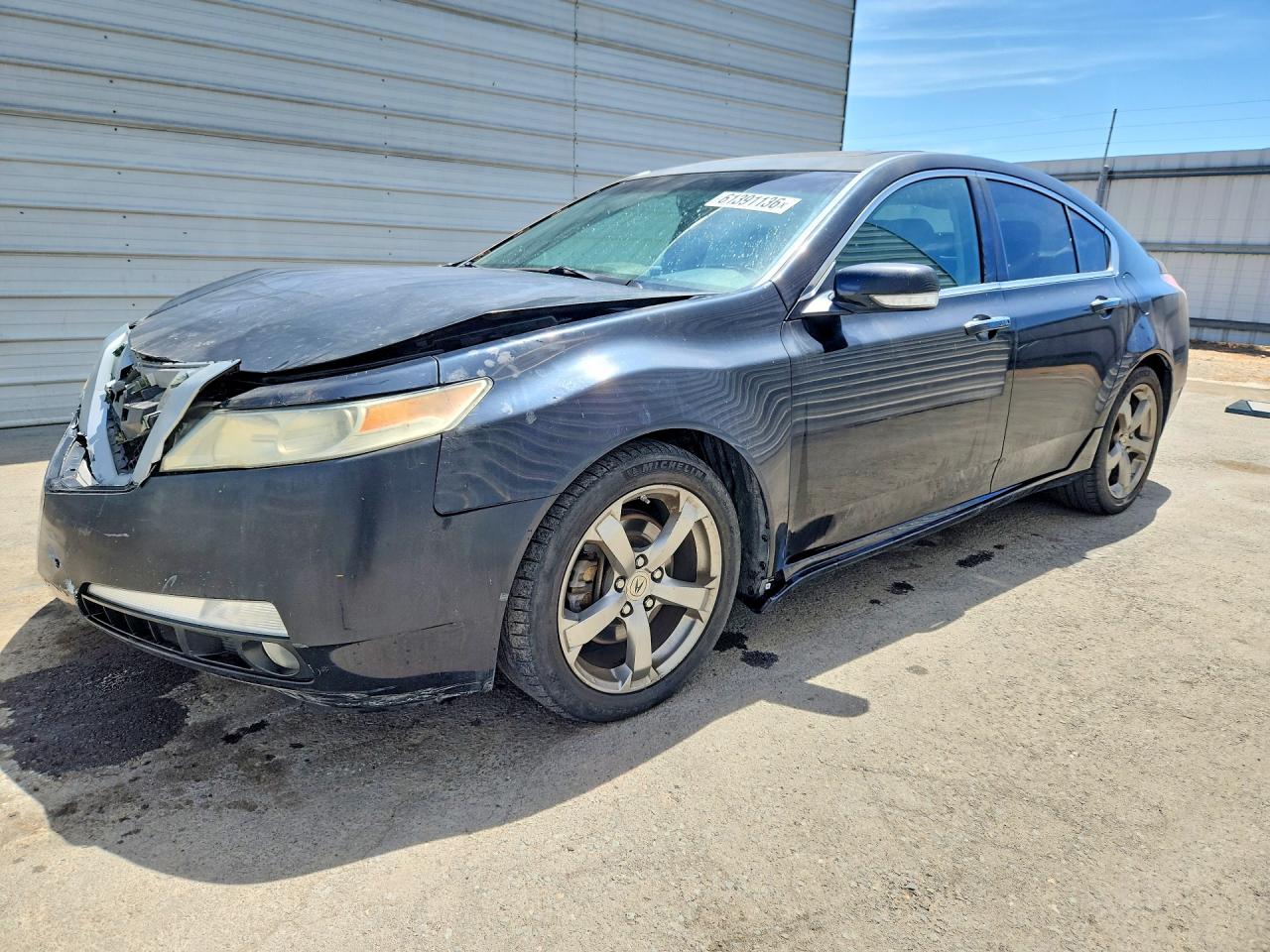 2010 Acura Tl Black vin: 19UUA8F57AA012420